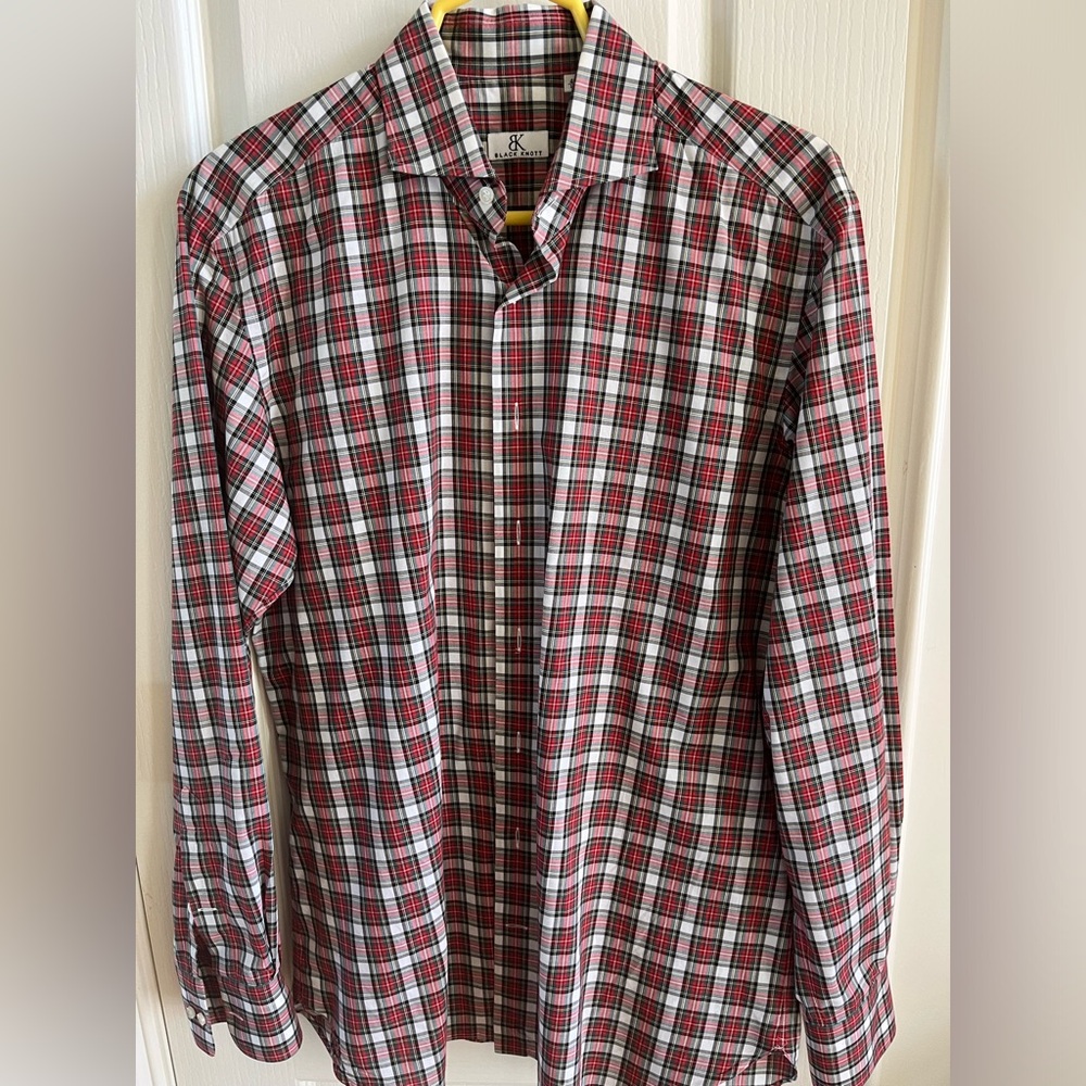 Black Knot men’s button down, size 16, cotton